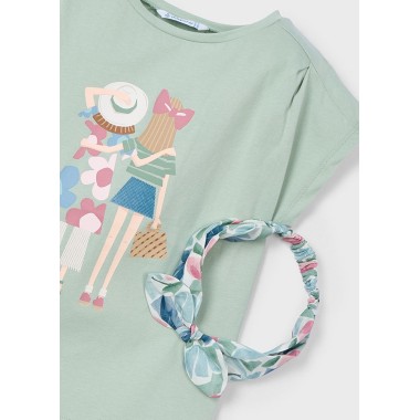Shirt e fascia Bimba 2/8 anni