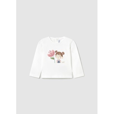 Shirt fiore e bimba T-Shirt e Salopette