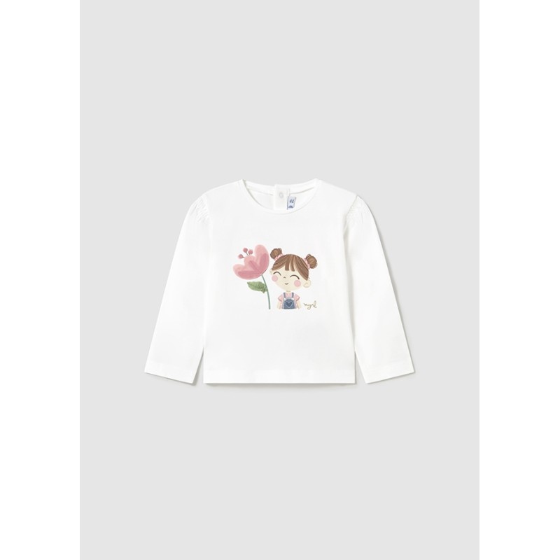 Shirt fiore e bimba T-Shirt e Salopette