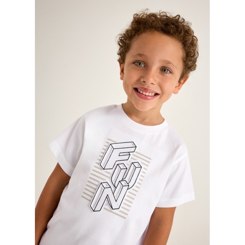 Shirt embossed "fun"  T-Shirt e Polo