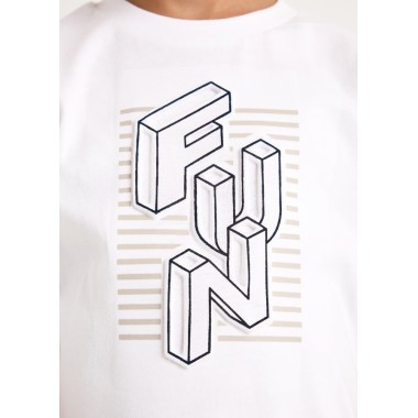 Shirt embossed "fun"  T-Shirt e Polo