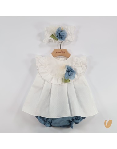 Completo blusa culotte e fascia Neonata 0/36