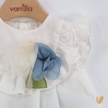 Completo blusa culotte e fascia Neonata 0/36