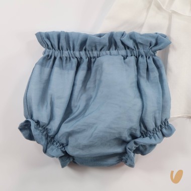 Completo blusa culotte e fascia Neonata 0/36