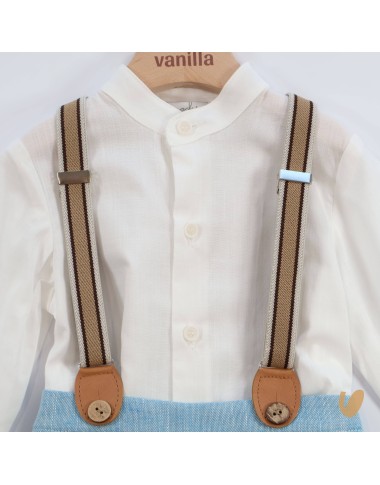 Camicia bretelle e short Completo e Pagliaccetto
