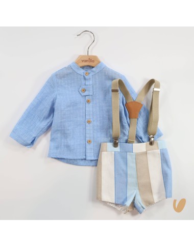 Short shirt and straps