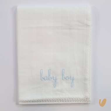 Mussola baby boy Mussole e Bavette