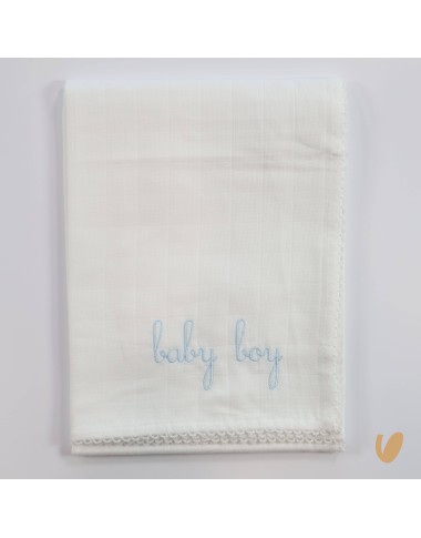 Mussola baby boy Mussole e Bavette
