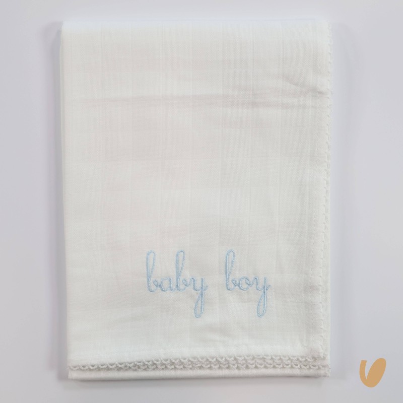 Mussola baby boy Mussole e Bavette