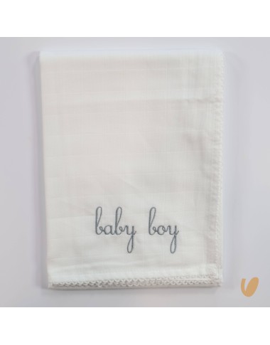 Mussola baby boy Mussole e Bavette