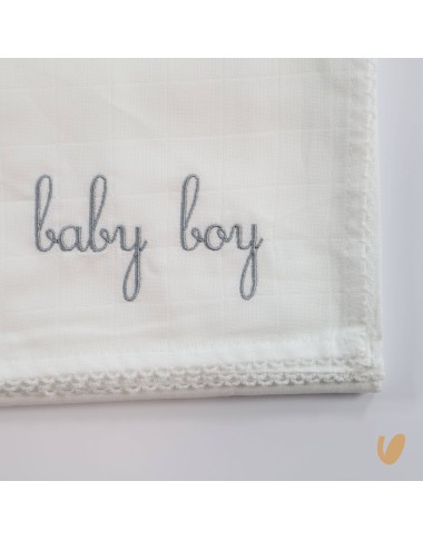 Mussola baby boy Mussole e Bavette