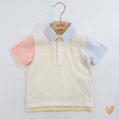 Polo multicolor Bimbo 2/8 anni