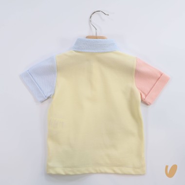 Polo multicolor Bimbo 2/8 anni