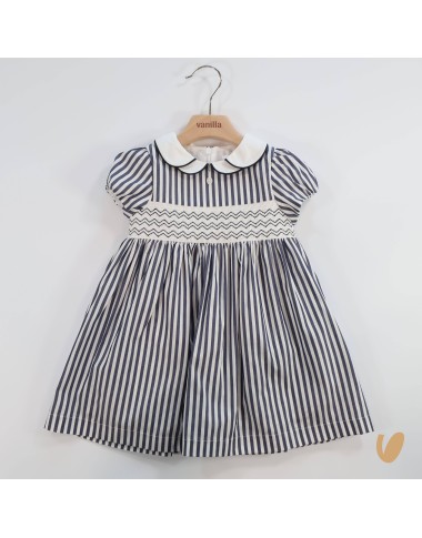 Dress with stripes