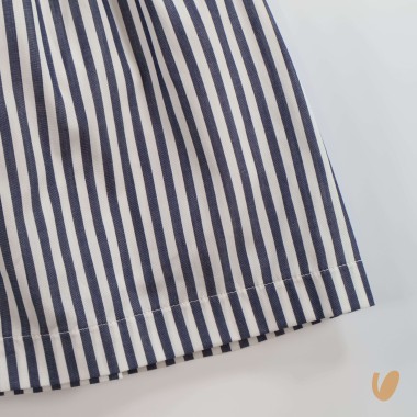 Abito righe marinaretto Bimba 2/8 anni