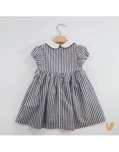 Dress with stripes