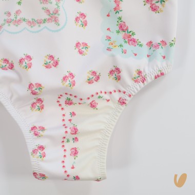 Costume intero patchwork Mare