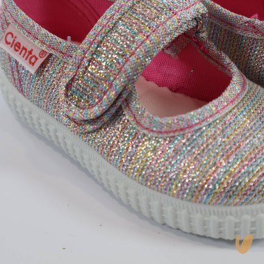 Ballerina lurex Espadrillas e Tela 19/32