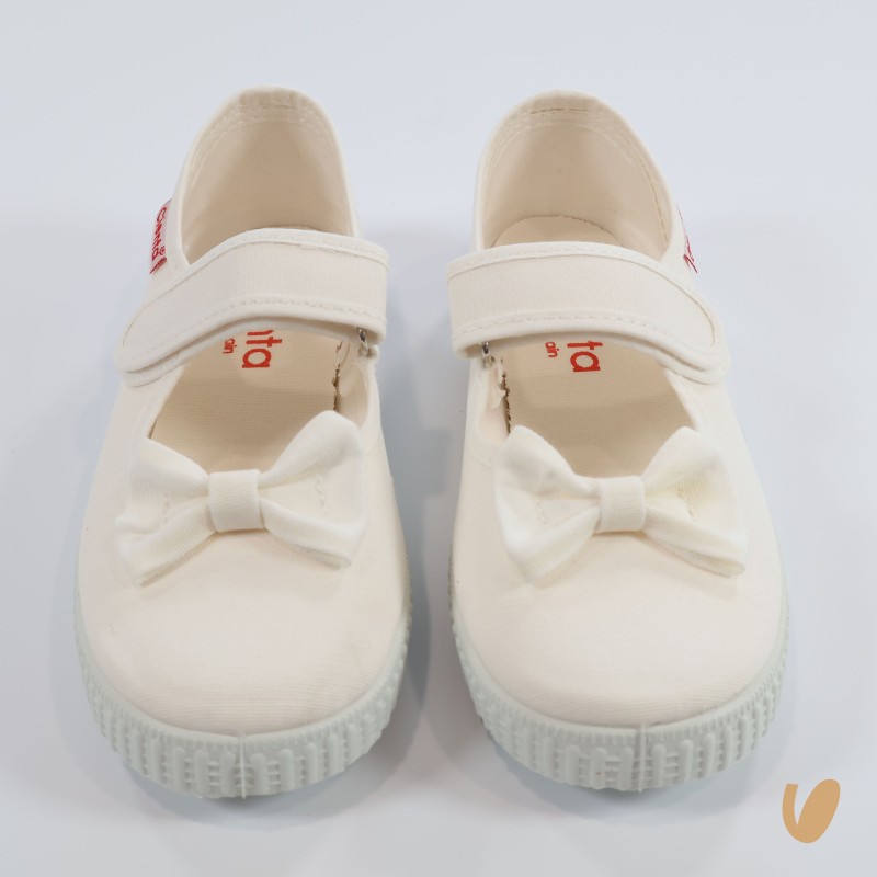 Ballerina fiocco in tela Espadrillas e Tela 19/32