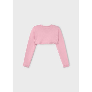 Cardigan corto smerlato Cardigan e Maglia