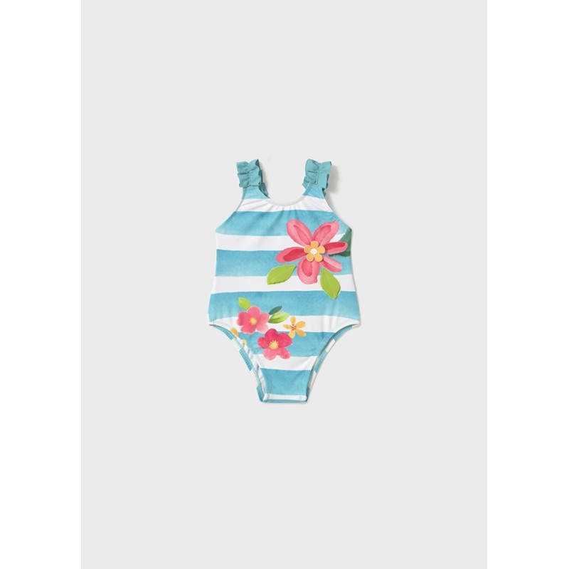 Costume intero righe Neonata