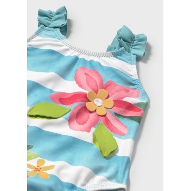 Costume intero righe Neonata