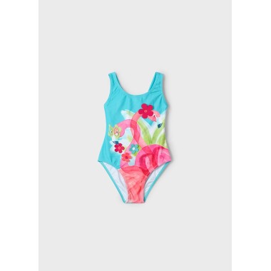 Costume intero fenicotteri Bimba