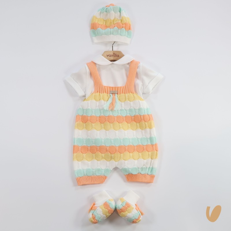 Completo nascita filo di cotone Set Nascita e Uscita Clinica