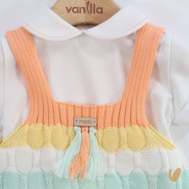 Completo nascita filo di cotone Set Nascita e Uscita Clinica