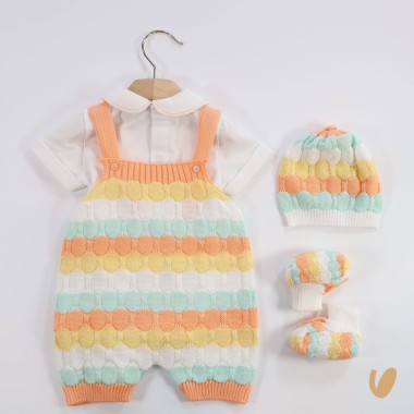 Completo nascita filo di cotone Set Nascita e Uscita Clinica