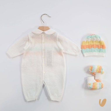 Completo nascita filo di cotone Set Nascita e Uscita Clinica