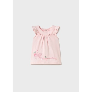 Abito ricamo fiocco Neonata 0/36