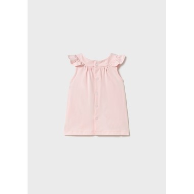 Abito ricamo fiocco Neonata 0/36