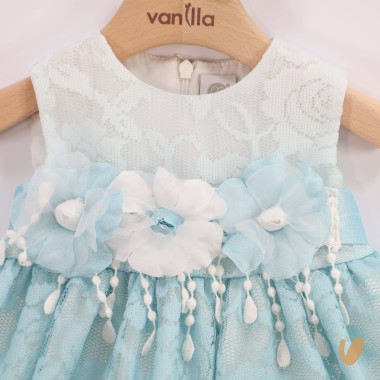 Abito e fascia pizzo Battesimo