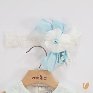 Abito e fascia pizzo Battesimo