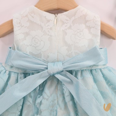Abito e fascia pizzo Battesimo