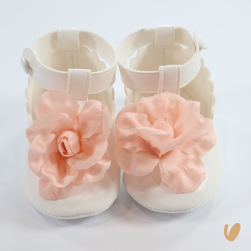 Scarpine in pelle fiore Scarpe