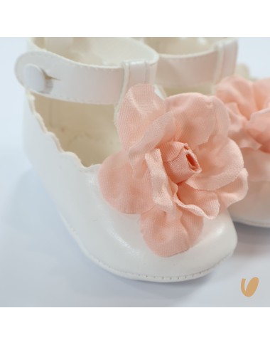 Scarpine in pelle fiore Scarpe