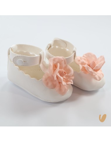 Scarpine in pelle fiore Scarpe