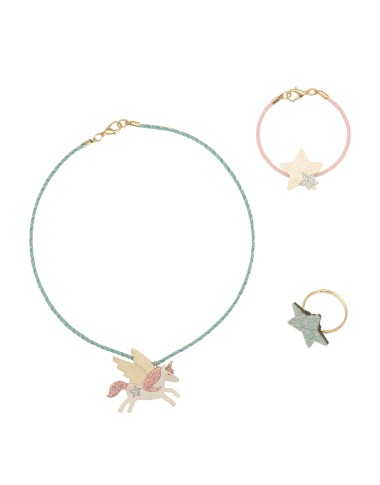 Collana bracciale e anello Festa e Lampade