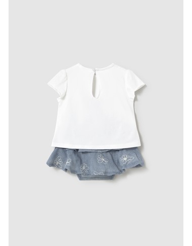 Completo Shirt e gonna Neonata 0/36
