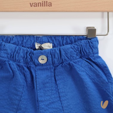 Bermuda in tessuto seersucker Bermuda e Salopette