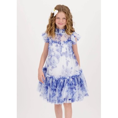 Abito in tulle fiori Abito e Tuta