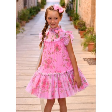 Abito in tulle fiori Abito e Tuta