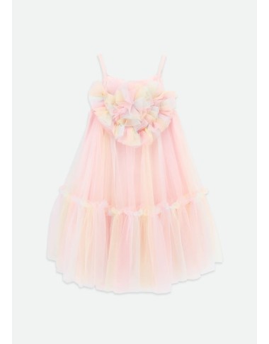 Dress in tulle rainbow