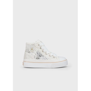 Scarpette in macramè Scarpe