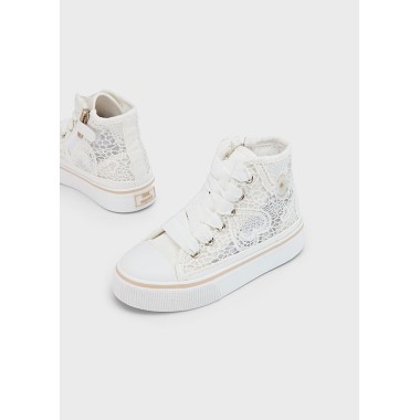 Scarpette in macramè Scarpe