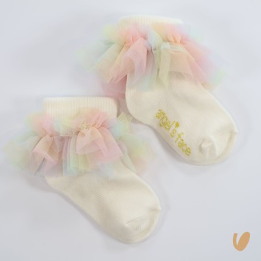 Calzini corti tulle arcobaleno Calzini Corti