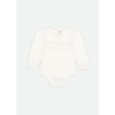 Body con colletto tulle Bimba 2/8 anni