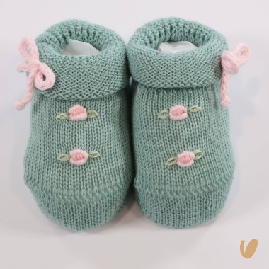 Scarpette e cappello roselline Cappello e Guanti